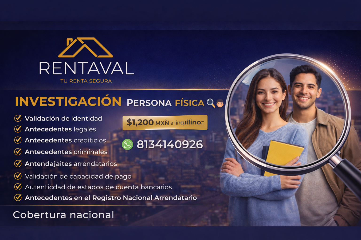 Investigación Persona Física Rentaval